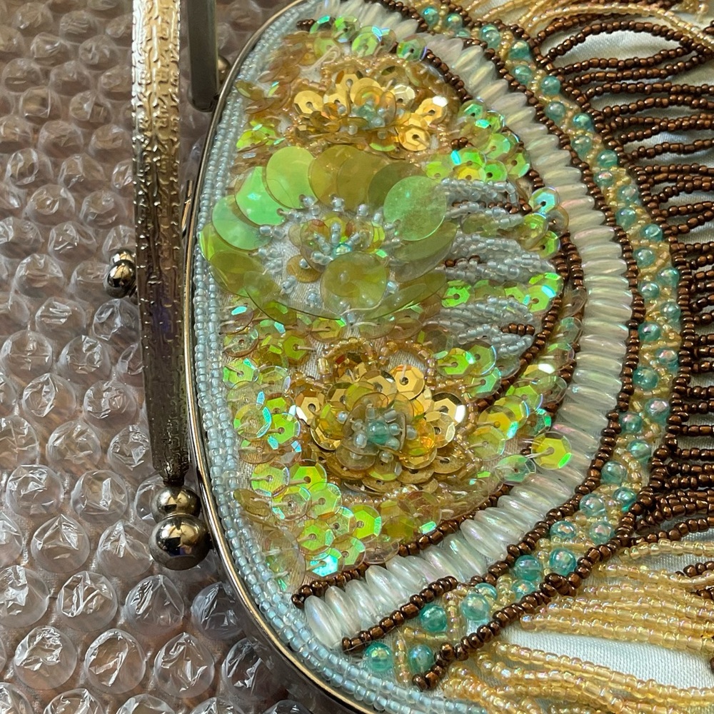 Beaded  purse by ‘’   ‘’ BEADSTIX  ‘’’    Brand new no tags - Picture 8 of 11
